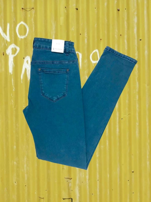 Kalison | Blue canvas pants 461