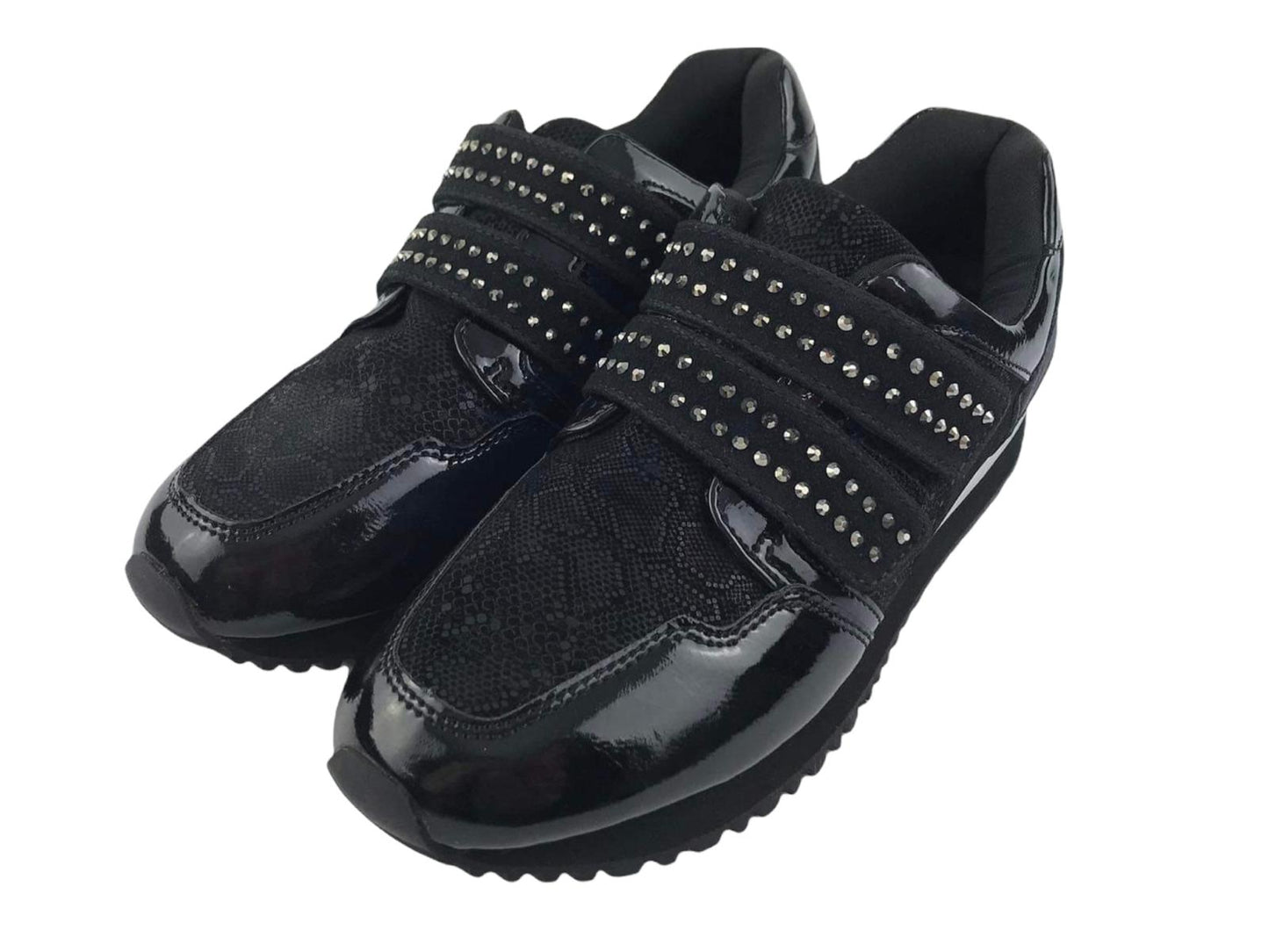 Cutillas | Murano black women's sneakers with velcro closure