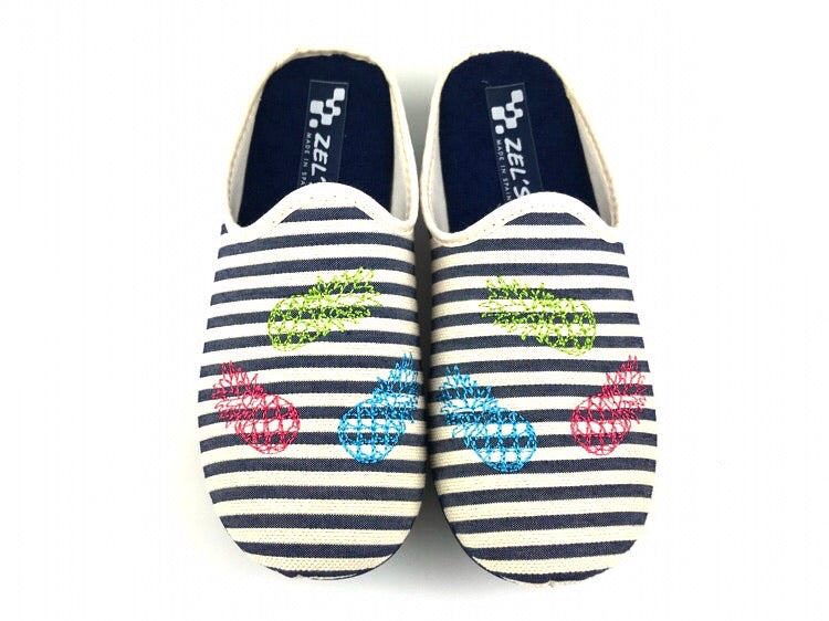 Zel's | Women's sailor pineapple slippers.
