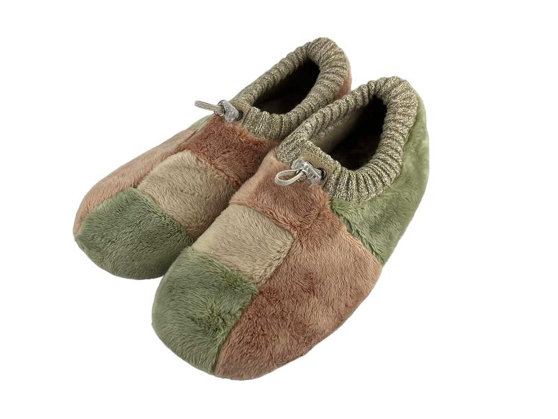 Vulladi | Women's closed slippers thick cloth geometric green