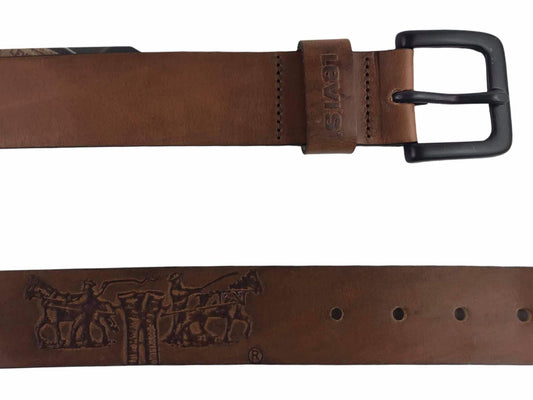 Levi's | Unisex leather belt New York leather color