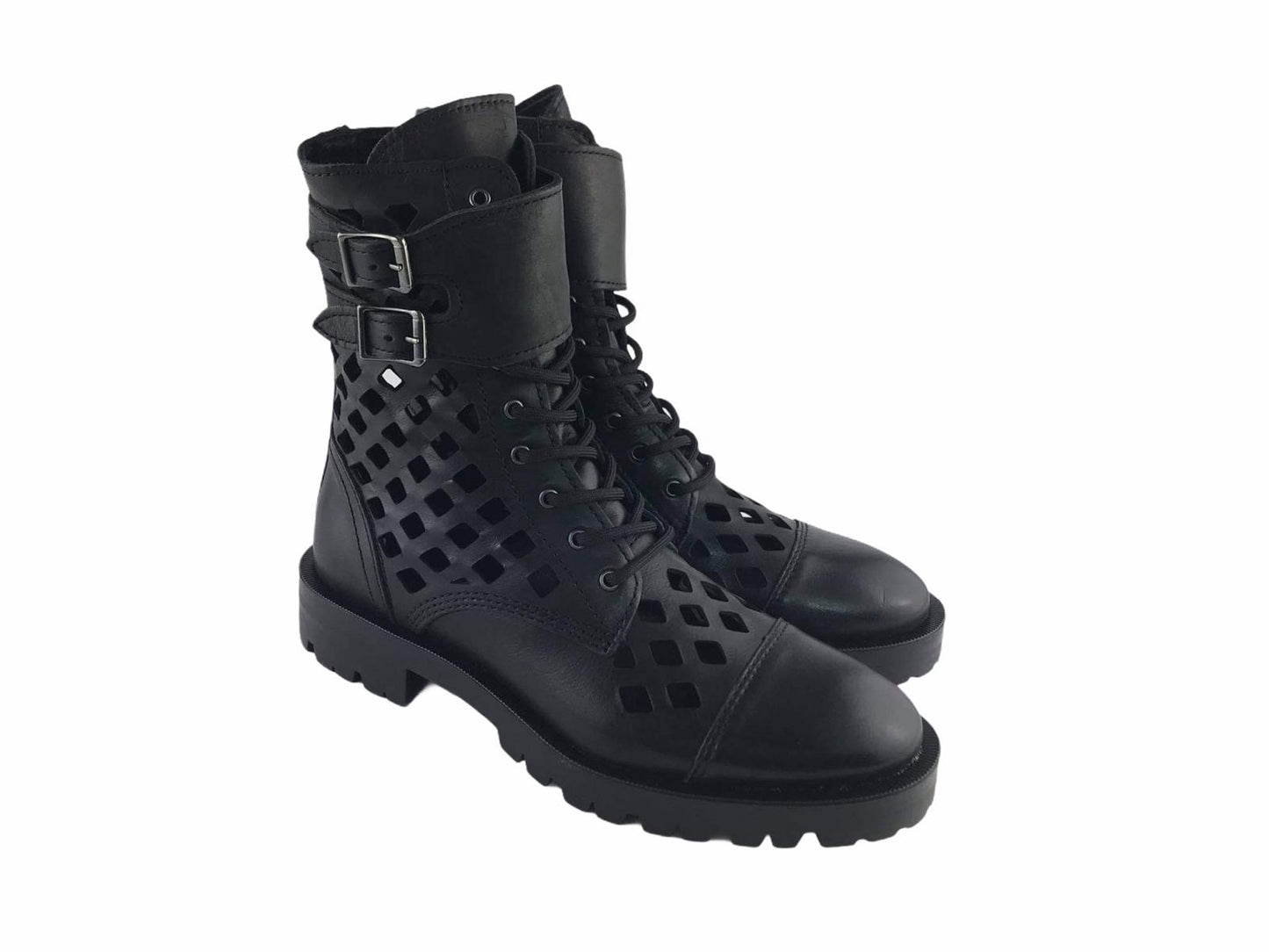 Alps | Black Sephora military boot