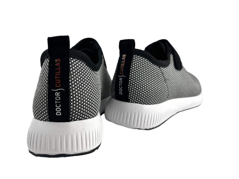 Cutillas | Sneakers mujer ligeros con cierre de velcro negros Boston