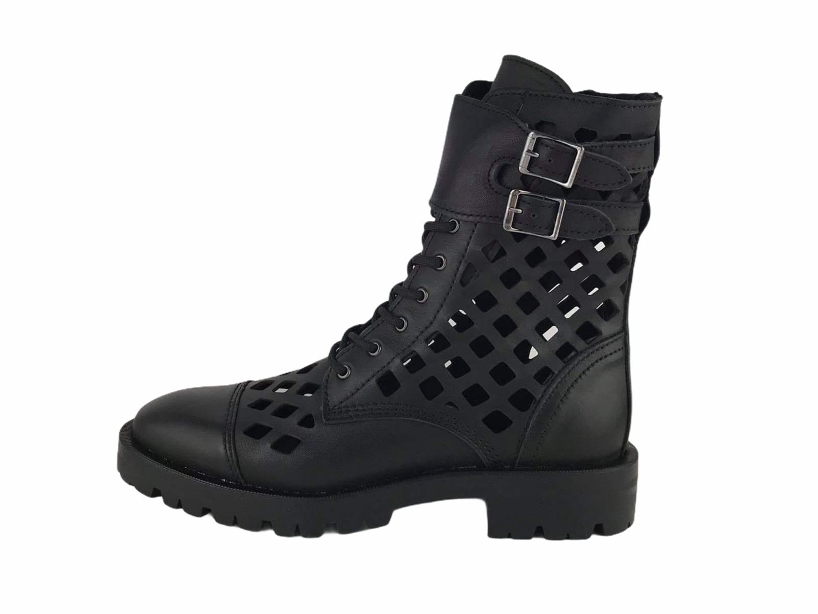 Studded hotsell military boots