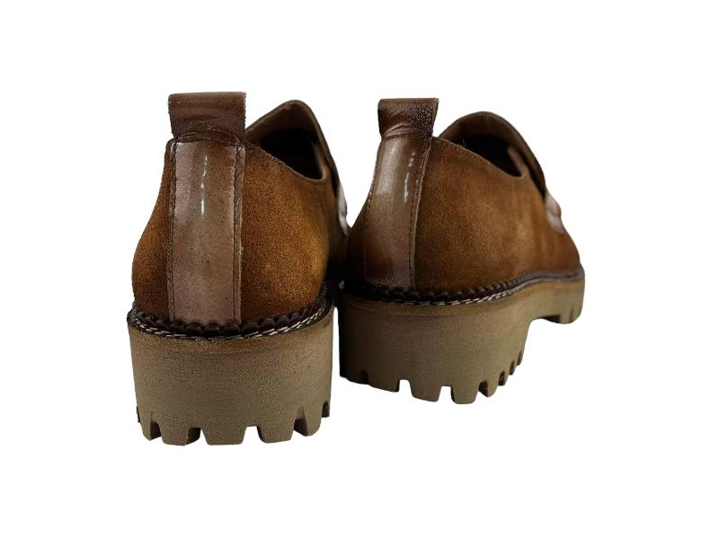 Salonissimes | Mocassins/Chaussures plates femme cuir suédé Coya