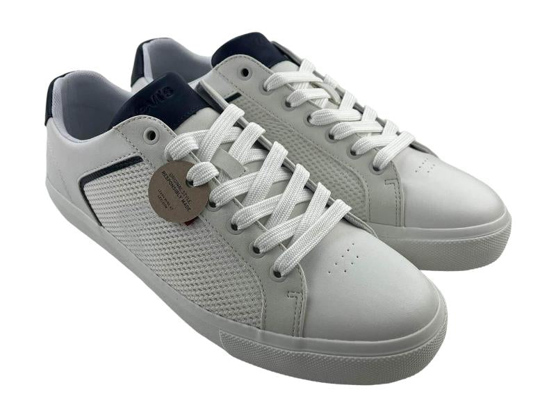 Sneakers | Sneakers/tenis de calle hombre con cordones Woodward blancos