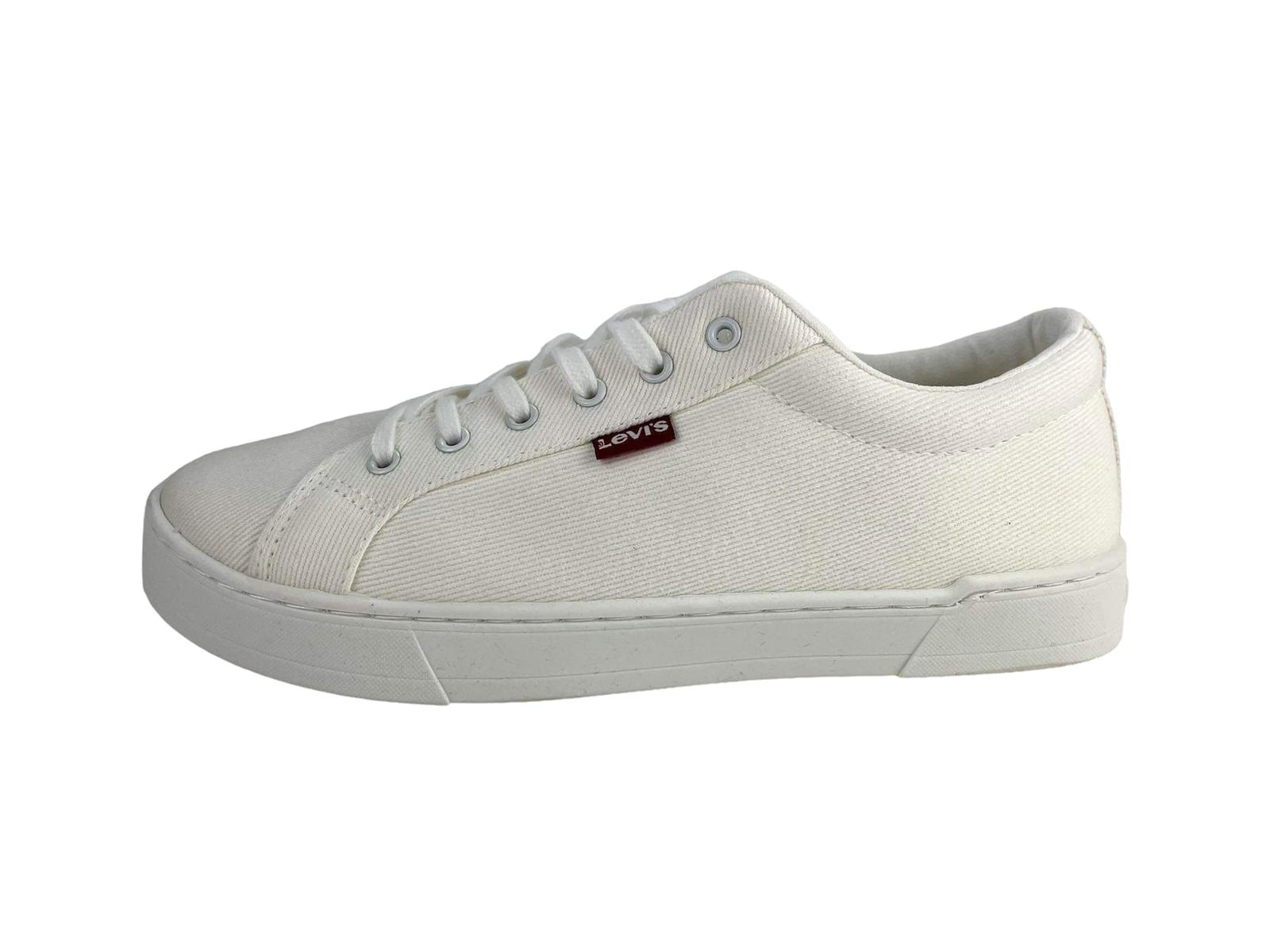 White levi's clearance canvas shoes