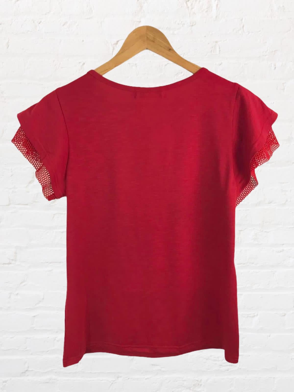 Camiseta Cora Roja
