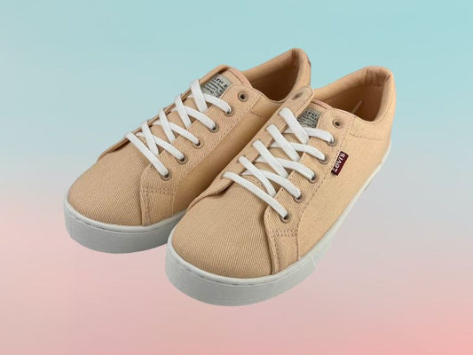 Levi's | Basic light pink Malibu lace-up sneakers/sneakers