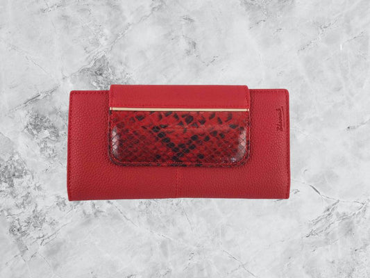 blesrock | Women's red wallet, wallet and purse Leila