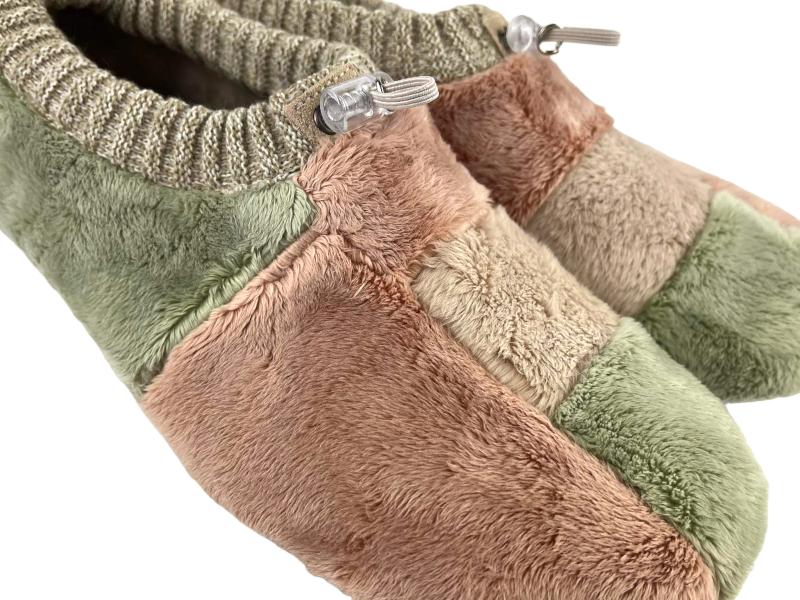 Vulladi | Women's closed slippers thick cloth geometric green