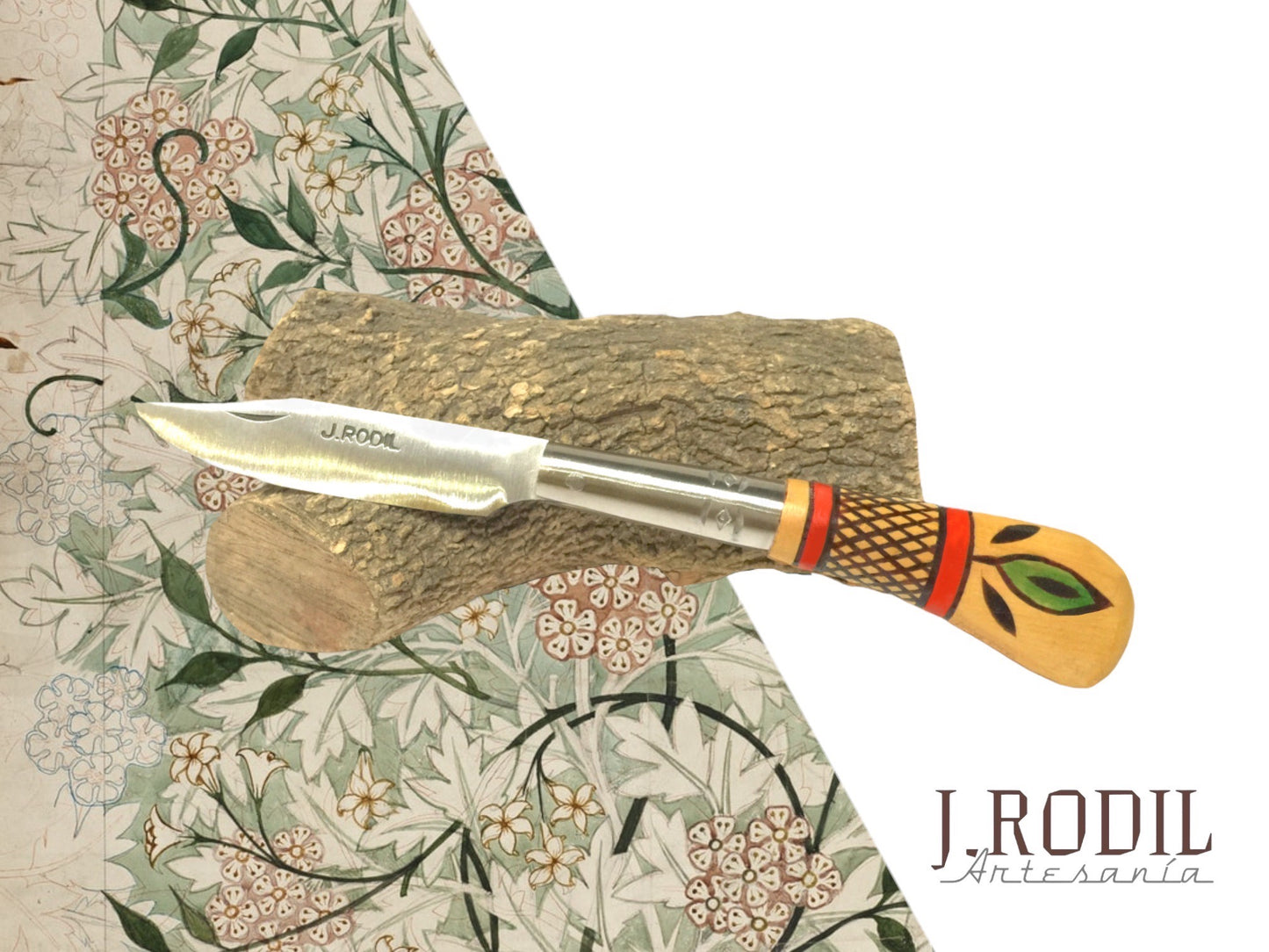 Couteau de poche J. Rodil - Modèle 15 | treillis floral
